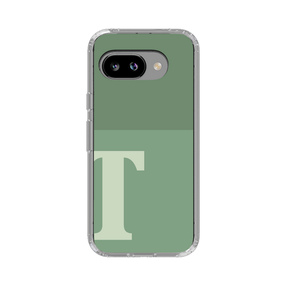 スリムプロテクションケース［ オリジナル - initial two tone - T green ］