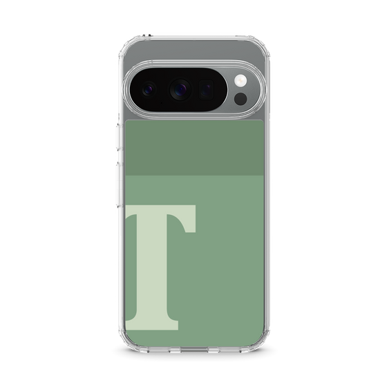 スリムプロテクションケース［ オリジナル - initial two tone - T green ］
