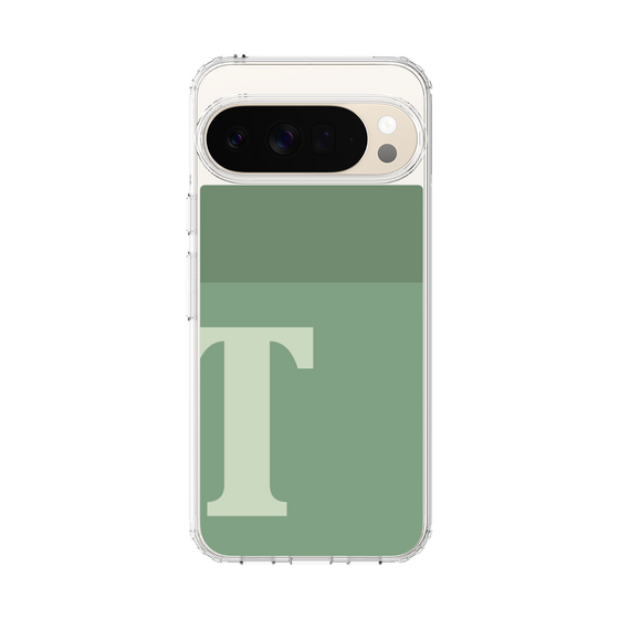スリムプロテクションケース［ オリジナル - initial two tone - T green ］