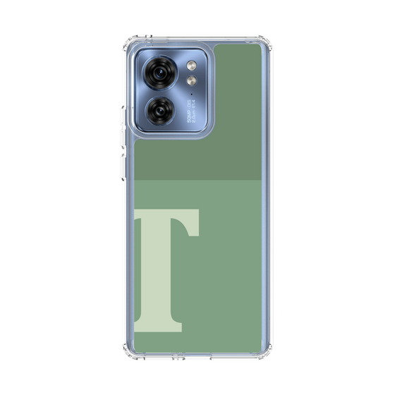 スリムプロテクションケース［ オリジナル - initial two tone - T green ］