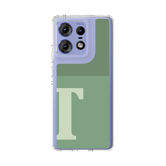 スリムプロテクションケース［ オリジナル - initial two tone - T green ］