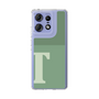 スリムプロテクションケース［ オリジナル - initial two tone - T green ］