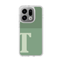 スリムプロテクションケース［ オリジナル - initial two tone - T green ］