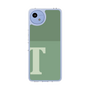 スリムプロテクションケース［ オリジナル - initial two tone - T green ］