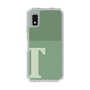 スリムプロテクションケース［ オリジナル - initial two tone - T green ］
