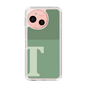 スリムプロテクションケース［ オリジナル - initial two tone - T green ］
