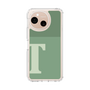 スリムプロテクションケース［ オリジナル - initial two tone - T green ］