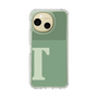 スリムプロテクションケース［ オリジナル - initial two tone - T green ］