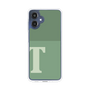 スリムプロテクションケース［ オリジナル - initial two tone - T green ］