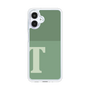 スリムプロテクションケース［ オリジナル - initial two tone - T green ］
