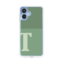 スリムプロテクションケース［ オリジナル - initial two tone - T green ］