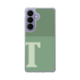 スリムプロテクションケース［ オリジナル - initial two tone - T green ］