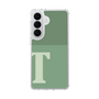 スリムプロテクションケース［ オリジナル - initial two tone - T green ］