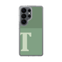 スリムプロテクションケース［ オリジナル - initial two tone - T green ］