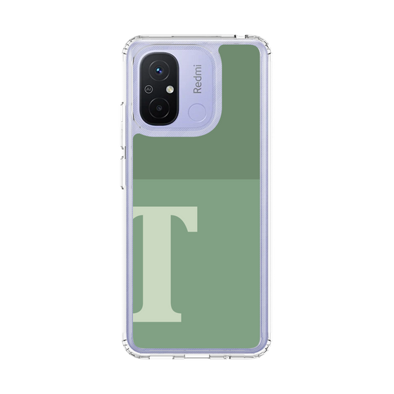 スリムプロテクションケース［ オリジナル - initial two tone - T green ］