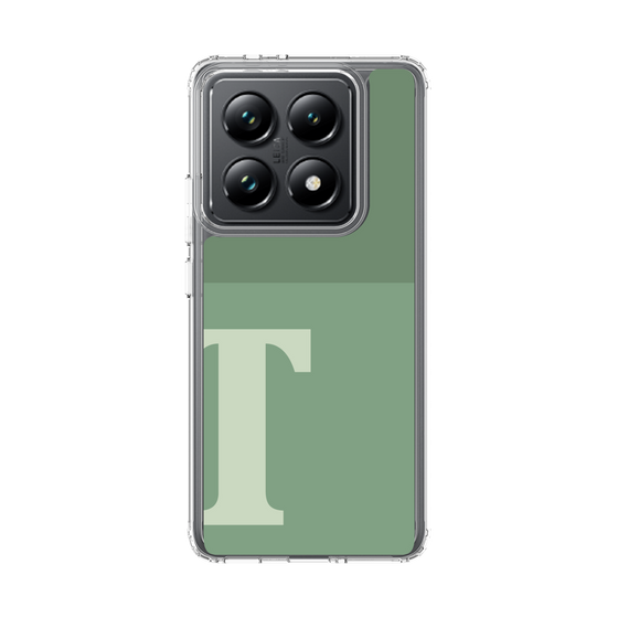 スリムプロテクションケース［ オリジナル - initial two tone - T green ］