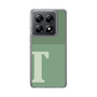 スリムプロテクションケース［ オリジナル - initial two tone - T green ］