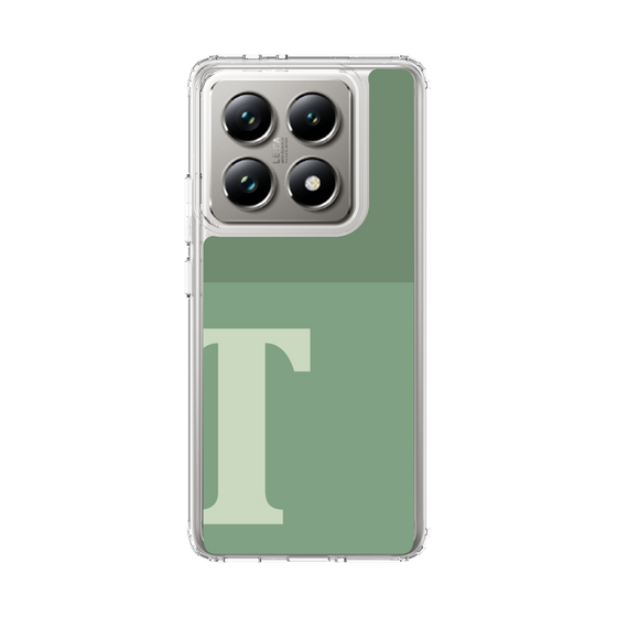 スリムプロテクションケース［ オリジナル - initial two tone - T green ］