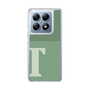 スリムプロテクションケース［ オリジナル - initial two tone - T green ］