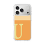 スリムプロテクションケース［ オリジナル - initial two tone - U orange ］