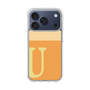 スリムプロテクションケース［ オリジナル - initial two tone - U orange ］