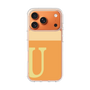 スリムプロテクションケース［ オリジナル - initial two tone - U orange ］