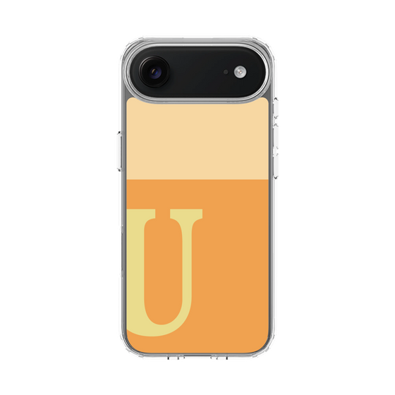スリムプロテクションケース［ オリジナル - initial two tone - U orange ］