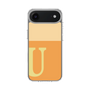 スリムプロテクションケース［ オリジナル - initial two tone - U orange ］