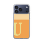 スリムプロテクションケース［ オリジナル - initial two tone - U orange ］