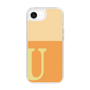 スリムプロテクションケース［ オリジナル - initial two tone - U orange ］