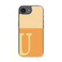 スリムプロテクションケース［ オリジナル - initial two tone - U orange ］