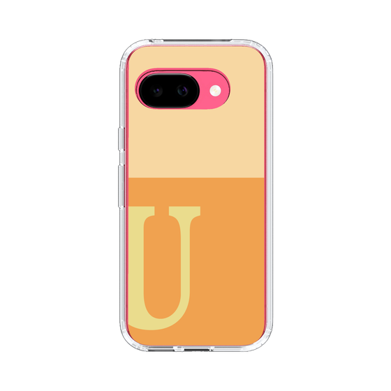 スリムプロテクションケース［ オリジナル - initial two tone - U orange ］