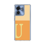 スリムプロテクションケース［ オリジナル - initial two tone - U orange ］