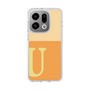 スリムプロテクションケース［ オリジナル - initial two tone - U orange ］