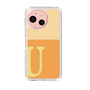 スリムプロテクションケース［ オリジナル - initial two tone - U orange ］