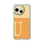 スリムプロテクションケース［ オリジナル - initial two tone - U orange ］