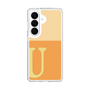 スリムプロテクションケース［ オリジナル - initial two tone - U orange ］