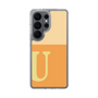 スリムプロテクションケース［ オリジナル - initial two tone - U orange ］