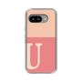 スリムプロテクションケース［ オリジナル - initial two tone - U pink ］