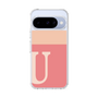 スリムプロテクションケース［ オリジナル - initial two tone - U pink ］