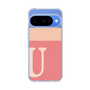 スリムプロテクションケース［ オリジナル - initial two tone - U pink ］