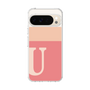 スリムプロテクションケース［ オリジナル - initial two tone - U pink ］