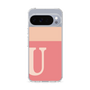 スリムプロテクションケース［ オリジナル - initial two tone - U pink ］
