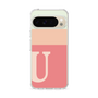 スリムプロテクションケース［ オリジナル - initial two tone - U pink ］