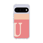 スリムプロテクションケース［ オリジナル - initial two tone - U pink ］