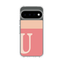 スリムプロテクションケース［ オリジナル - initial two tone - U pink ］