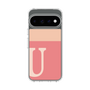 スリムプロテクションケース［ オリジナル - initial two tone - U pink ］