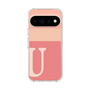 スリムプロテクションケース［ オリジナル - initial two tone - U pink ］
