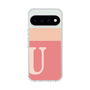 スリムプロテクションケース［ オリジナル - initial two tone - U pink ］