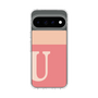 スリムプロテクションケース［ オリジナル - initial two tone - U pink ］